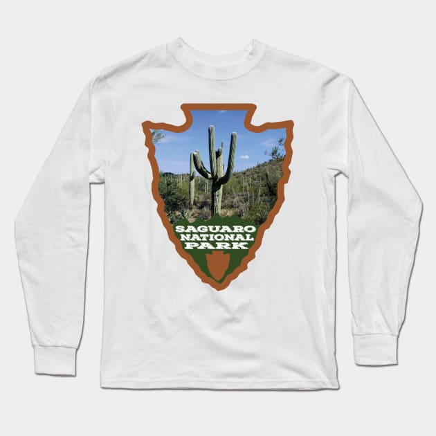 Saguaro National Park arrowhead Long Sleeve T-Shirt by nylebuss